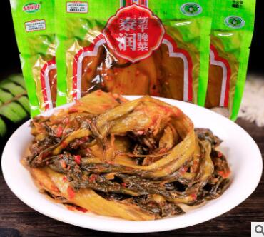 新平腌菜400克 酸腌菜鱼调料泡菜下饭菜小吃云南土特产私房菜图2