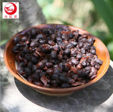 四川正宗农家黑豆豉调味品手工自制老坛发酵黑豆酱豉图3