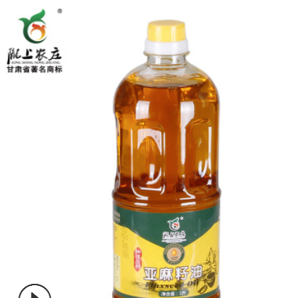 陇上农庄 亚麻籽油 亚麻油胡麻油 粮油调味 小瓶食用油1L图2