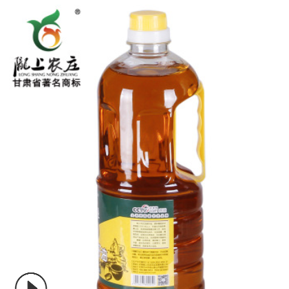 陇上农庄 亚麻籽油 亚麻油胡麻油 粮油调味 小瓶食用油1L图3