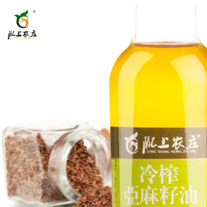 亚麻籽油 陇上农庄生榨亚麻籽油 100ml PET塑料瓶装厂家直销图2