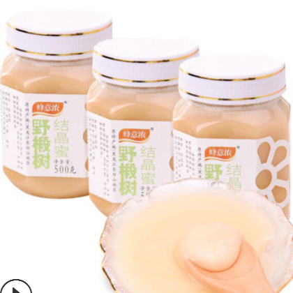 厂家直销野生蜂蜜现货批发 黑蜂雪蜜OEM贴牌 结晶蜜 椴树蜜500g图3