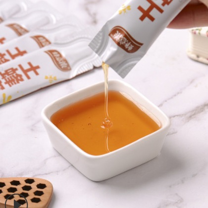 袋装蜂蜜农家自产土蜂蜜百花蜜现货批发贴牌代发便携小袋蜂蜜10条图3