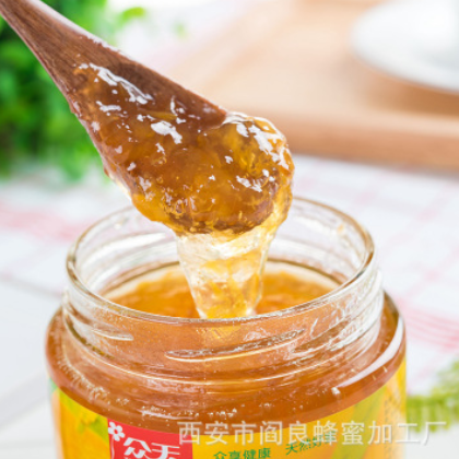 西安特产饮料食品果味饮品众天蜂蜜柚子茶蜂蜜果茶 450g 包邮图3