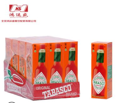 美国进口TABASCO辣椒仔原味辣椒调味汁60ml 披萨辣酱烘焙原料图2