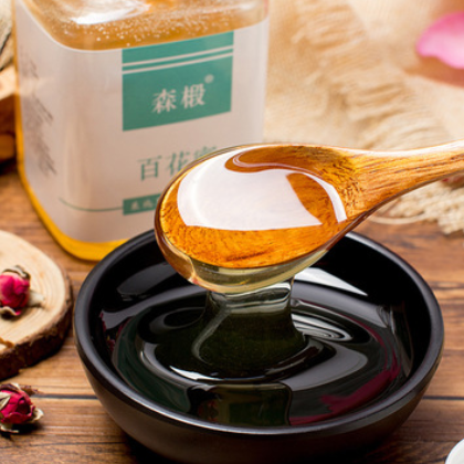 东北黑蜂百花蜜 镜泊蜂业土蜂蜜500克瓶装百花蜂蜜营养品厂家批发图3