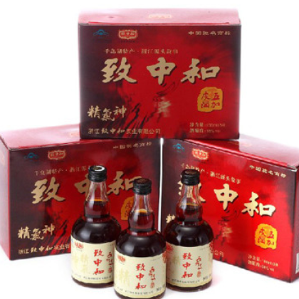 致中和精气神五加皮保健养生酒125ml*3瓶图2