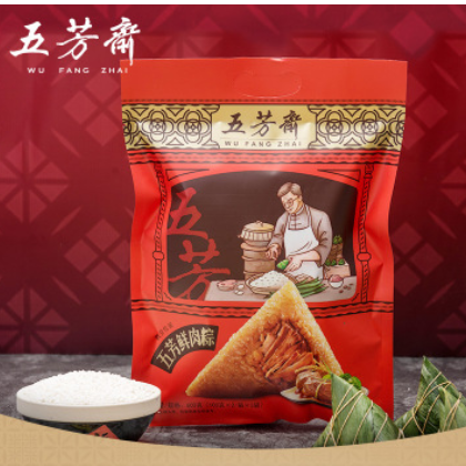 五芳斋美味五芳鲜肉粽100克*6只端午节粽子团购批发图2