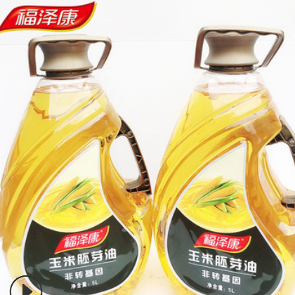 厂家批发 福泽康5L玉米胚芽油 非转基因食用油 纯正压榨玉米油