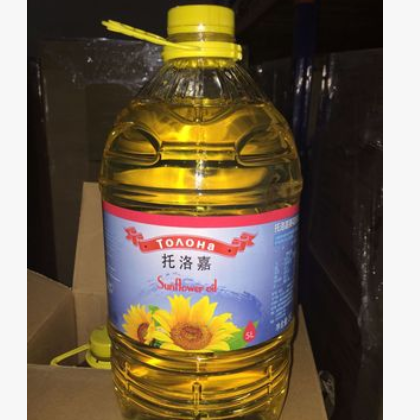 乌克兰进口葵花籽油 托洛嘉精炼葵花籽油5L 高级食用油