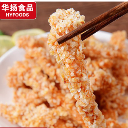 厂家直销雪花鸡柳900g 无骨鸡柳 油炸半成品 炸鸡小吃店食材图3