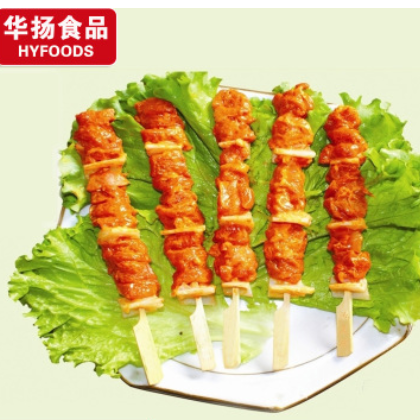 厂家直销骨肉相连900g 速冻鸡肉串食品批发 山东诸城华扬食品图3