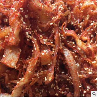 厂家直销生产香辣鱿鱼松软可口丝休闲零食海产品微商网商灌装特产图3