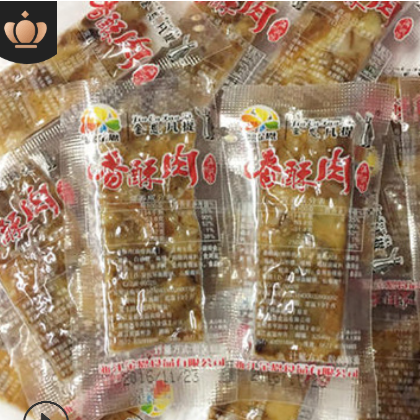 金恩凡提 5斤装 白袋散称猪油渣 温州特产零食香酥肉整箱批发图2