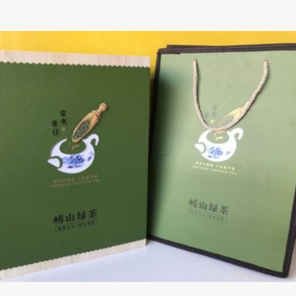 青岛特产 崂山绿茶2018新茶礼盒 特级高山炒青春茶叶 绿茶茶厂图3