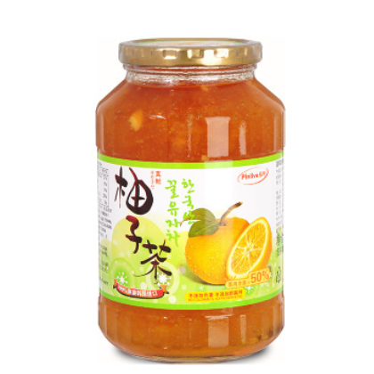 韩国进口 品利 国际柚子茶真鲜蜂蜜柚子茶 净重550ml 欢迎选购图3