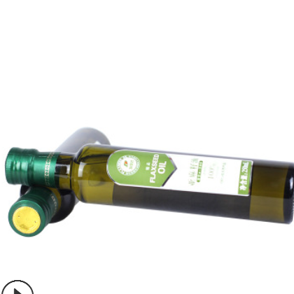 产地货源厂家直销 250ML瓶装一级冷榨亚麻籽油食用植物油图2