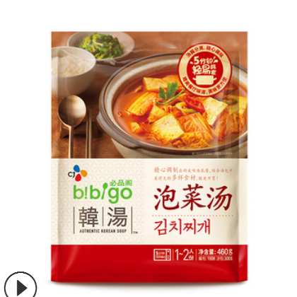 韩国风味CJ希杰必品阁韩式方便速食大酱汤/部队火锅/泡菜汤批发图2