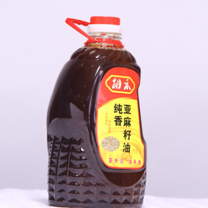 天然亚麻籽油健康胡麻油调和油 多营养月子油原香亚麻籽油5L图3