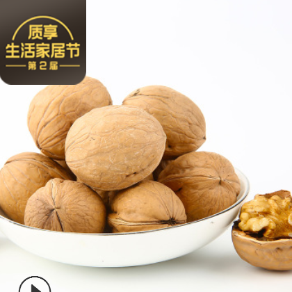 薄皮核桃河北特产孕妇坚果零食原味干果年货厂家批发纸皮核桃500g图2
