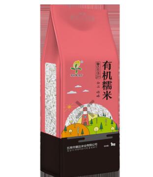 有机糯米1kg馨达东北五常包粽子糯米江米2斤农家自产真空五谷杂粮图2