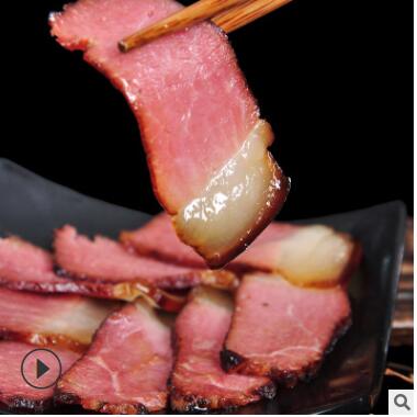四川腊肉 后腿五花腊肉可选农家手工柏丫烟熏土猪腊肠批发500g图2