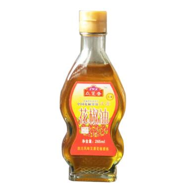 厂家直销批发 调味品花椒油265ml 火锅麻油餐饮调味油麻度好