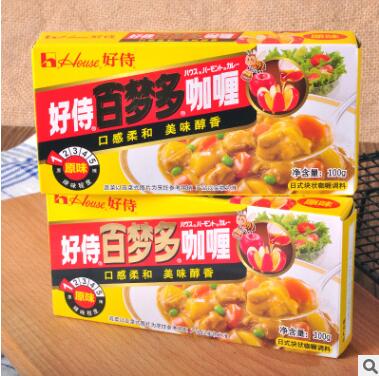 好侍百梦多咖喱牛肉饭微辣 日式咖喱块 咖喱鸡肉调味料3口味图2