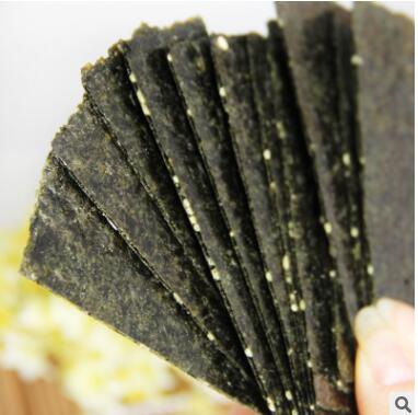 500g芝麻夹心海苔即食原味大片紫菜零食品图2
