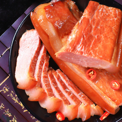 湖南正宗后腿腊肉一件代发柴火烟熏腊肉特产腊味咸肉500g后腿腊肉图3