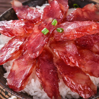 10斤江门腊香肠广式腊肠咸甜可选腊肉麻辣烫餐饮腊肠香肠整箱批发图2