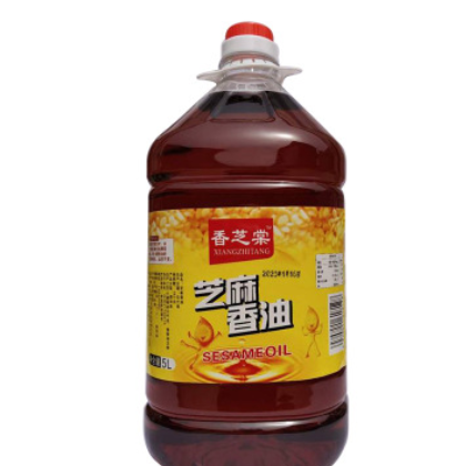香芝棠芝麻调和油食用油葵花油5L 非转基因植物油色拉油炒菜批发图3