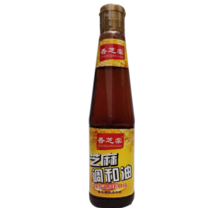 香芝棠芝麻调和油410ml/瓶 纯香凉拌菜火锅蘸料调味油整箱批发图3