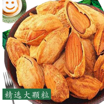 奶香巴旦木薄壳坚果食品干果扁桃仁250g罐装炒货批发一件代发图2