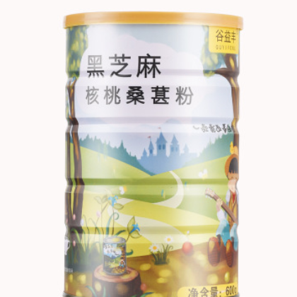600g厂家代加工黑芝麻核桃黑豆桑葚粉糊代餐五谷一件代发OEM贴牌图2