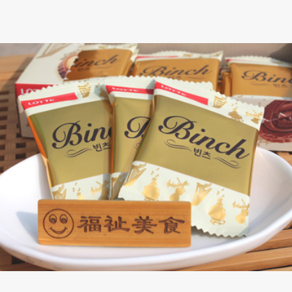 韩国食品批发 102g 一箱20盒 乐天宾驰饼干图2