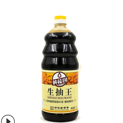 黄花园生抽王 凉拌酱油炒菜调味黄豆酿造酱油1500ml图1