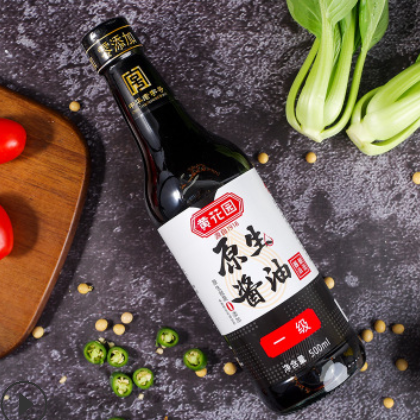 黄花园酱油一级原生酱油无糖无添加剂酿造黄豆酱油500ml图3