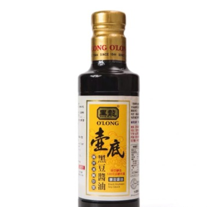 台湾古法酿造酱油 黑龙黑豆酱油无麸质壶底黑豆酱油 全素卤腌炒炖图3