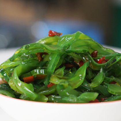 庄彪油焖海白菜9斤香辣香油海菠菜即食裙带下饭菜整箱批发酱腌菜图2
