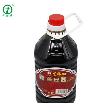 [批发]老字号玄鹤洞红烧型酱香调味汁传统手工酱油黄豆酱2.5L包邮图2