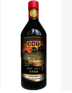 山西特产瓶装手工康谦亨六度原浆老陈醋厂家批发图3