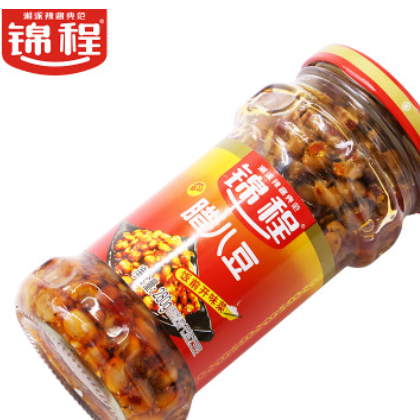 锦程腊八豆280g 湖南特产黄豆酱香辣酱湖南辣椒酱黄豆调味品图3