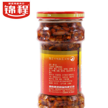 锦程腊八豆280g 湖南特产黄豆酱香辣酱湖南辣椒酱黄豆调味品图2