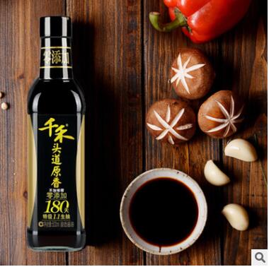 千禾头道原香180天酿造零添加酱油 凉拌蘸料 特级生抽图3