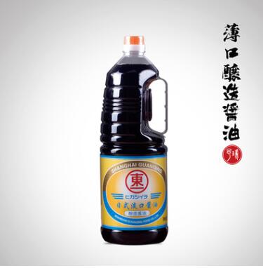 东一淡口酱油1.8L瓶装料理调料日本日式调理酱油日本料理蘸料
