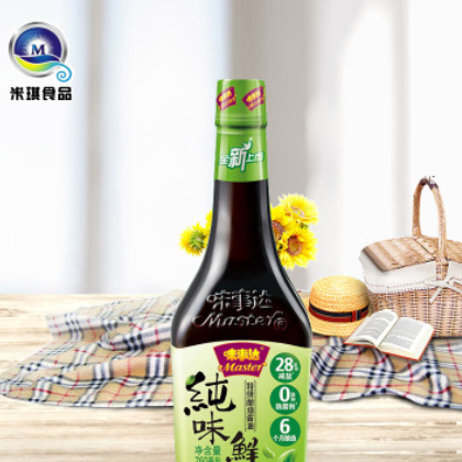 味事达纯味鲜760ml*12瓶 减盐配方凉拌蘸料佐餐酱油 欢迎批发