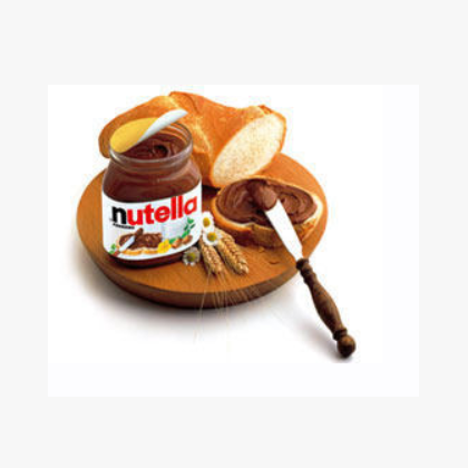进口食品费列罗nutella 能多益榛果巧克力酱350g 楱果可可调味酱图2