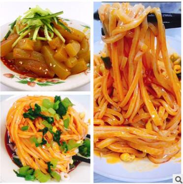 凉皮调料陕西辣椒油泼辣子香料粉米皮擀面皮拌凉菜凉面大料水配方图3
