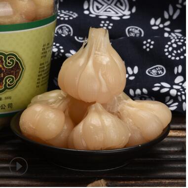 盐大蒜 咸味蒜头 纯手工腌制下饭扎菜湖南特产500图2